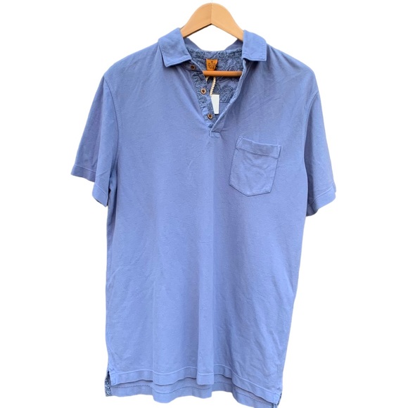 TAILOR VINTAGE Men's Size M Lavender Pique Cotton Short Sleeve Polo Shirt NWT‎ - Picture 1 of 7